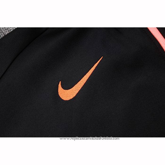 Jaqueta de Treinamento Corinthians 2025-2026 Crianca Preto Laranja